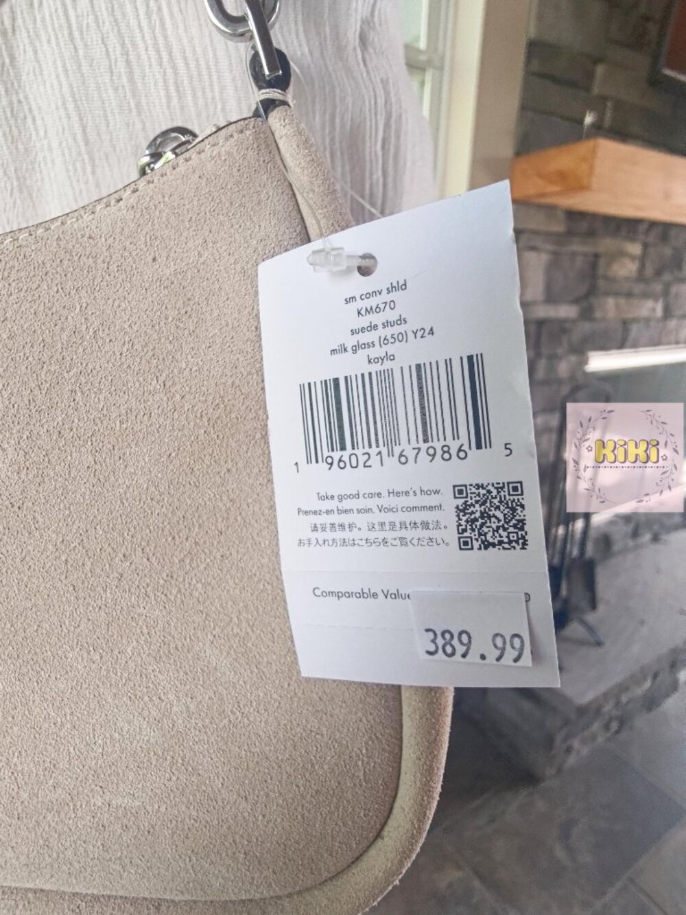 Kate Spade Kayla Suede Studs Small Convertible Shoulder Bag KM670 - Picture 14 of 14